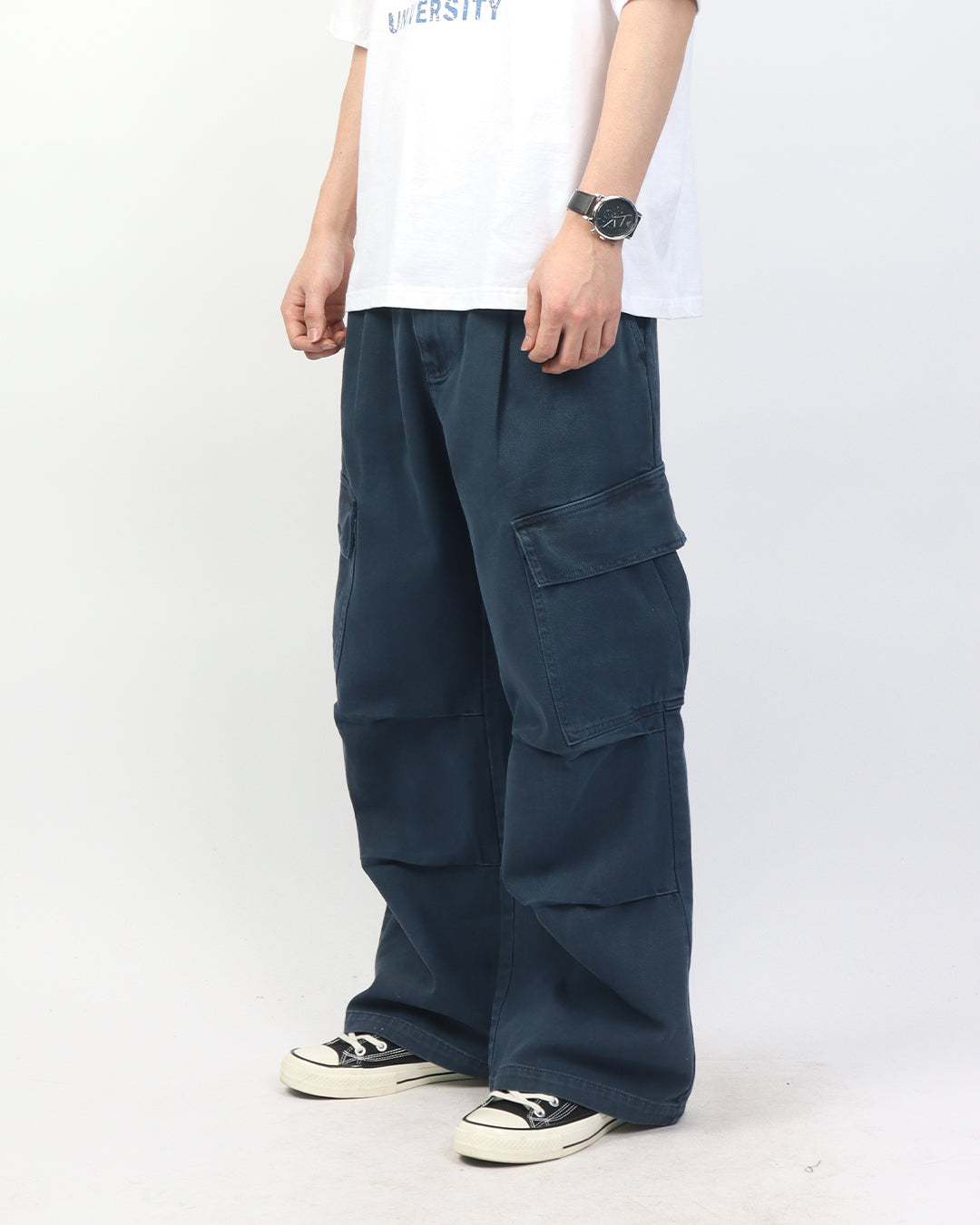 Dio Wide Pigment Cargo Pants_2color