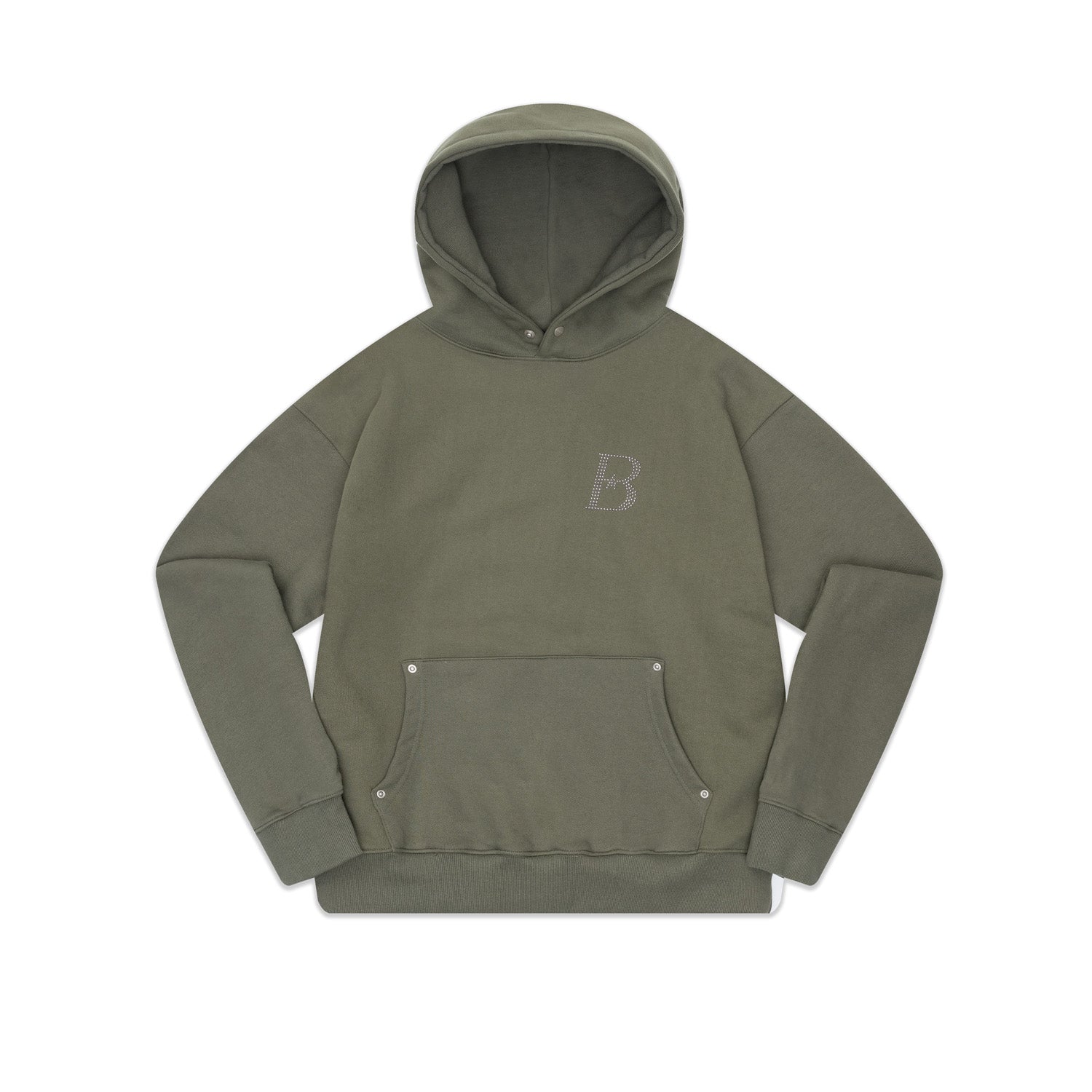 dtg printed hoodie [khaki]