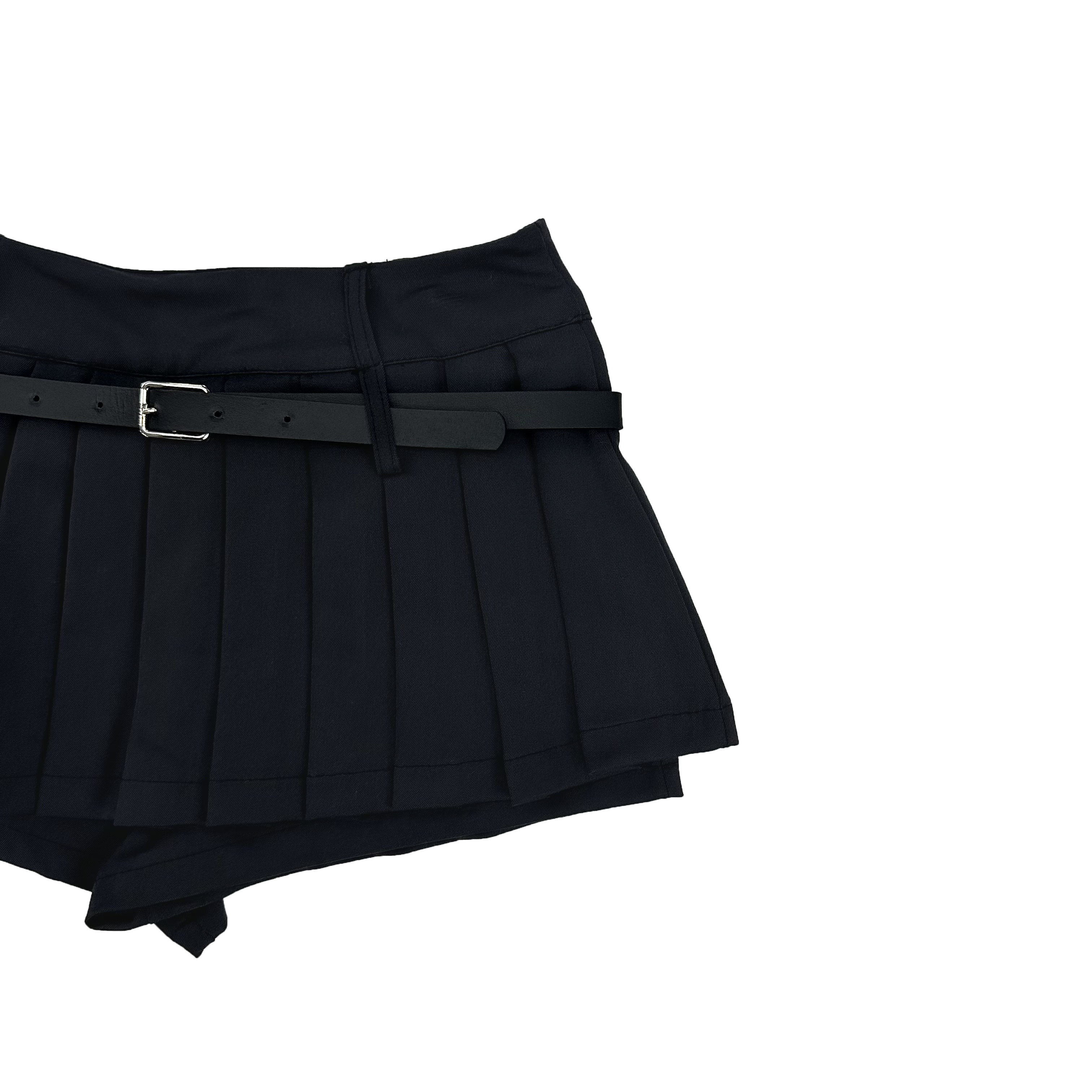 tennis belted skirt