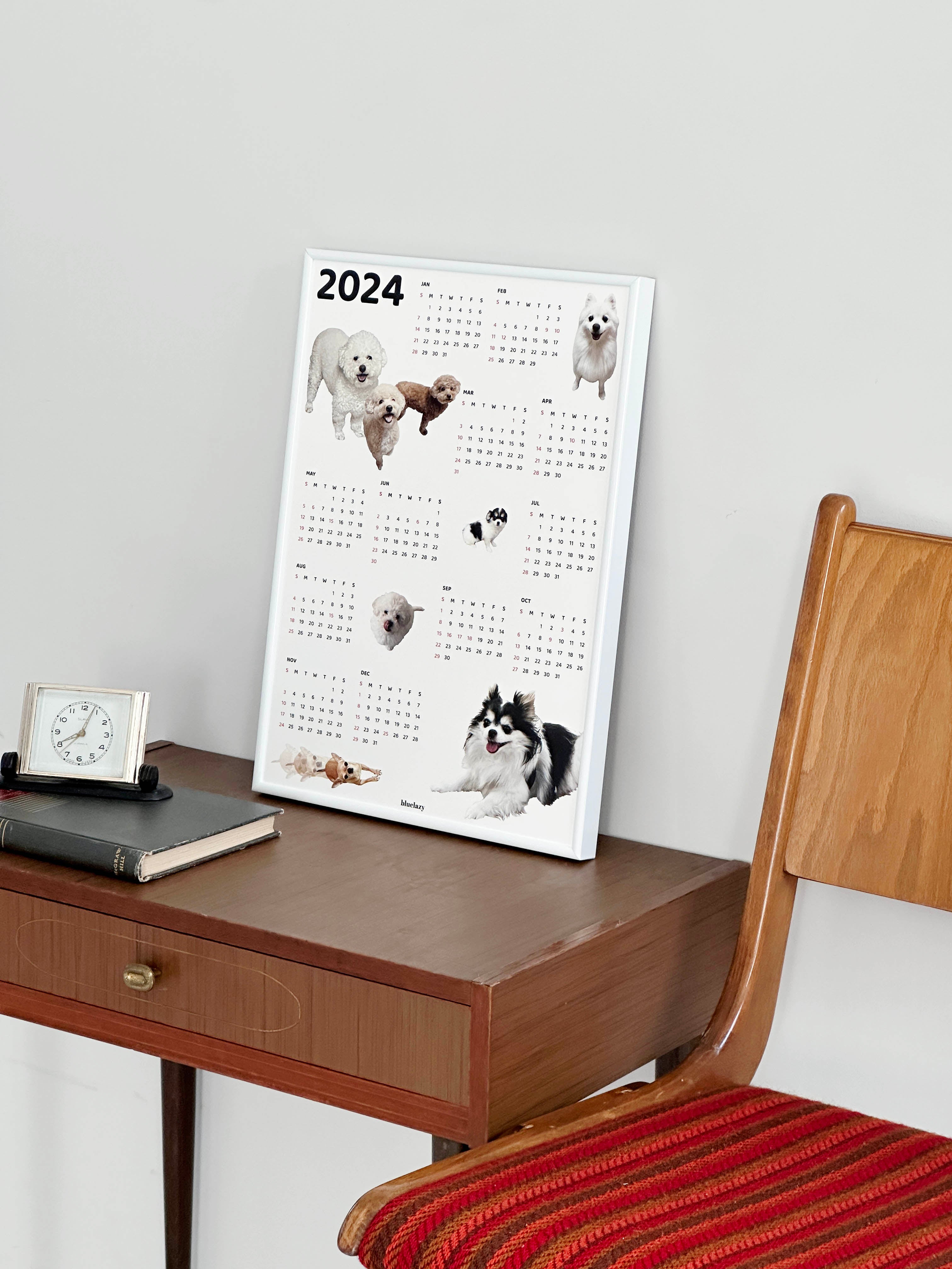 2024 DOG POSTER CALENDAR [A2]