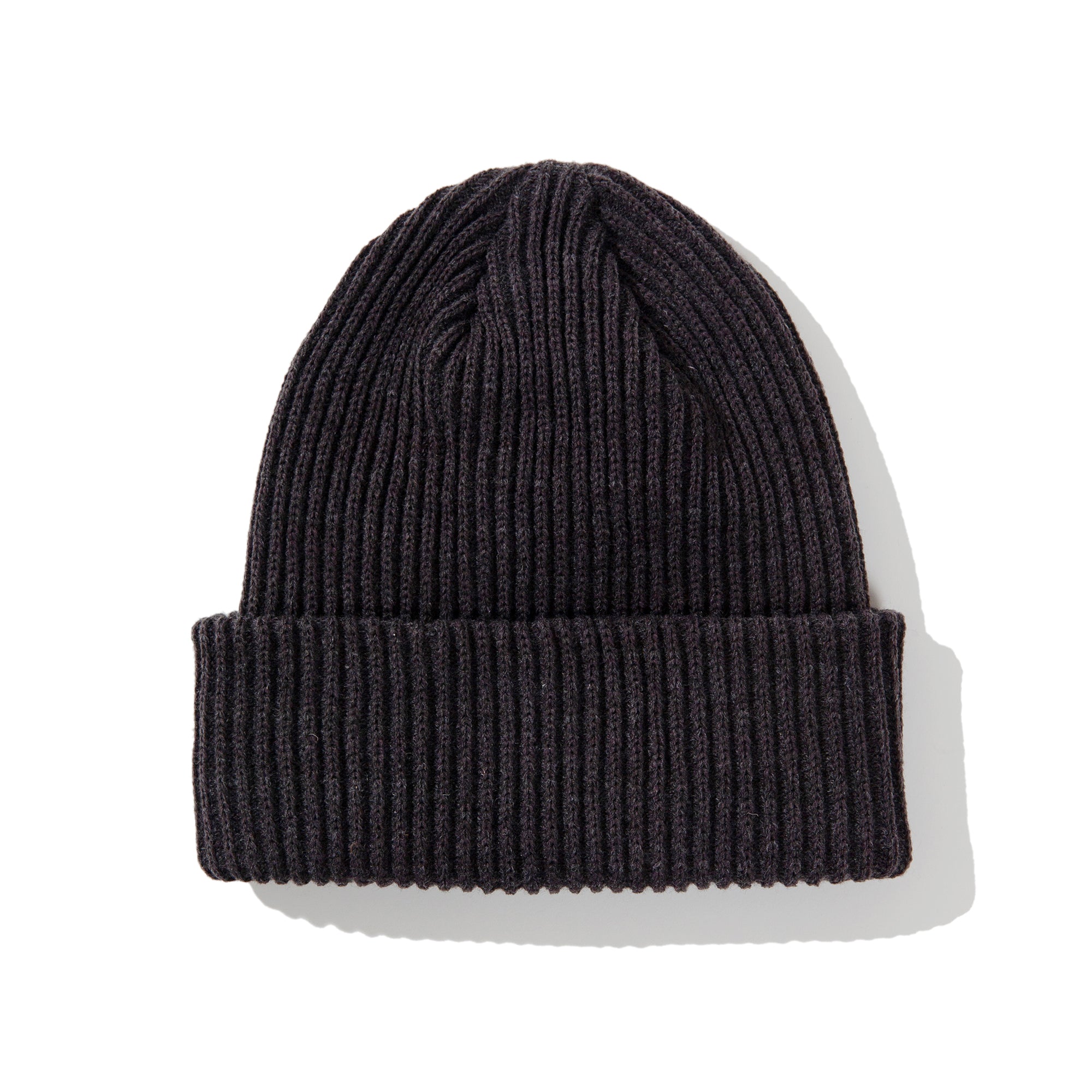 CURSIVE LOGO BEANIE - CHARCOAL