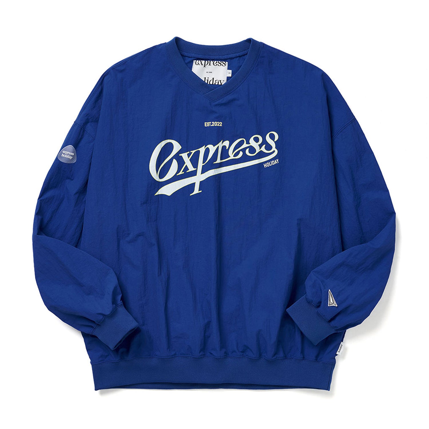 Express Holiday Authentic Nylon Pullover_Blue