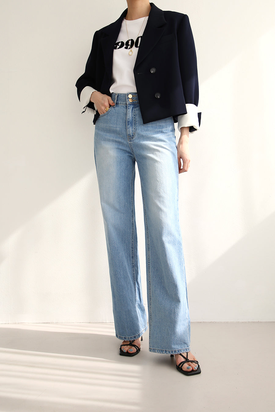 MARINE ROLL-UP JEANS