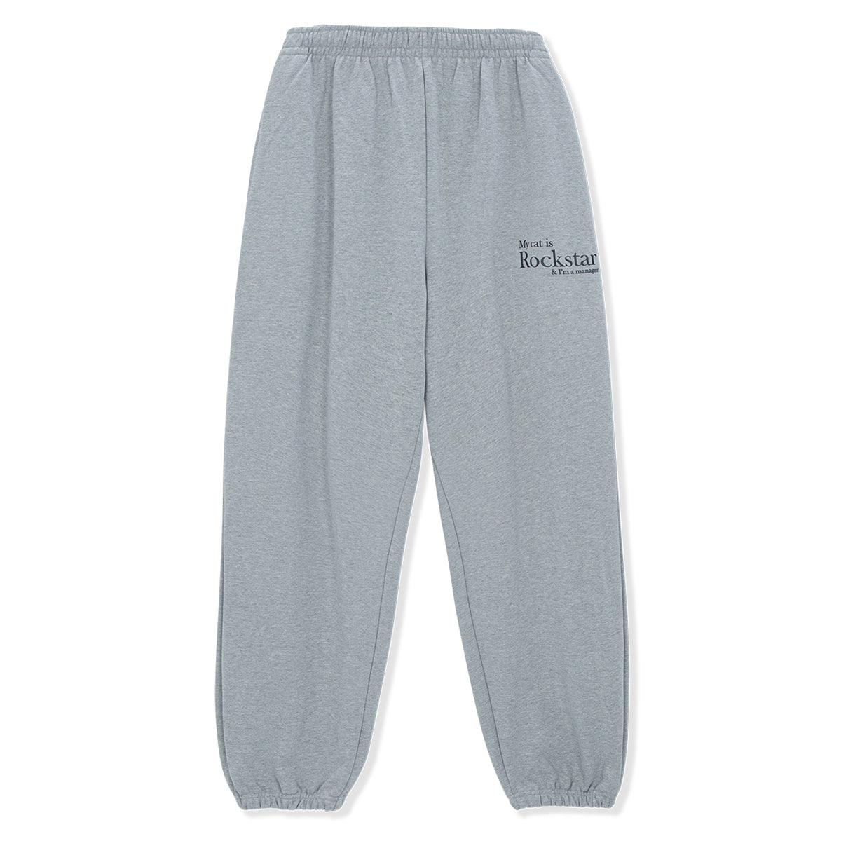 Smile Rockstar Sweatpants (Grey/Black)