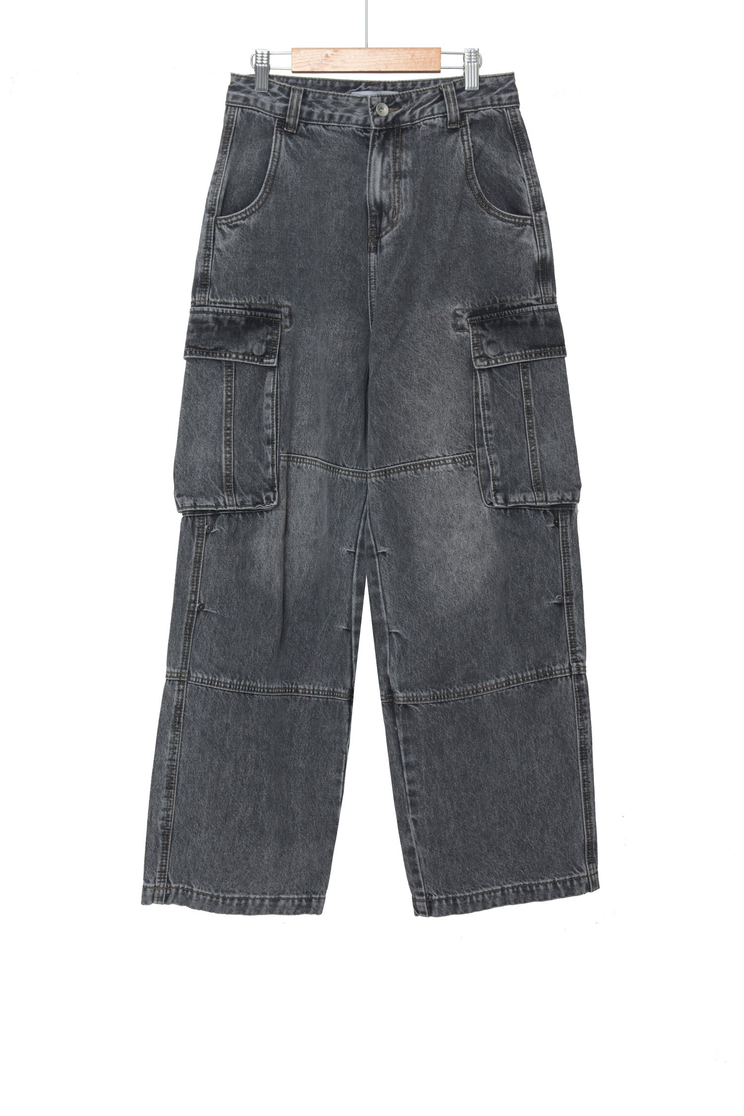 Monster cargo denim pants