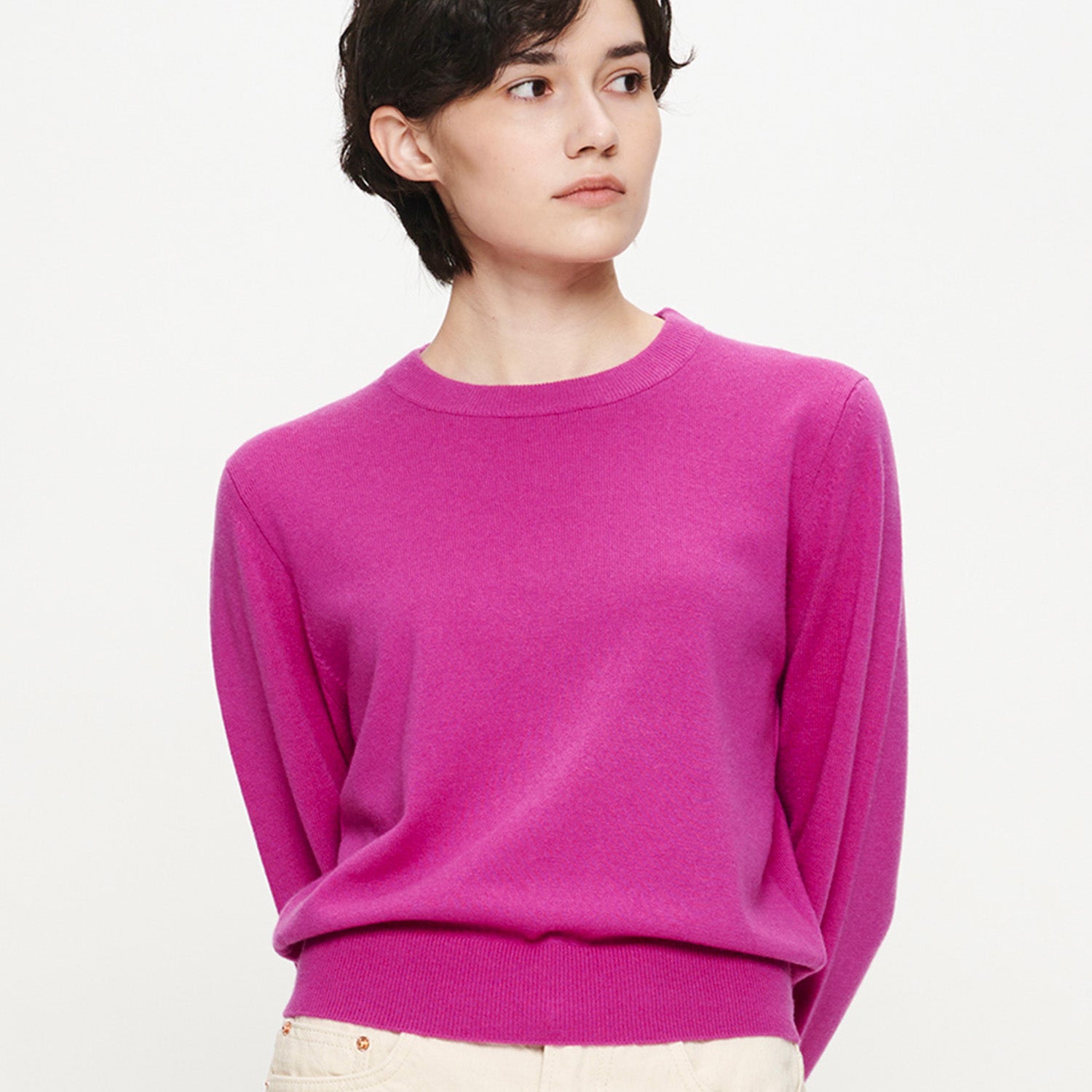 ESSENTIAL SHORT PULLOVER_PURPLE