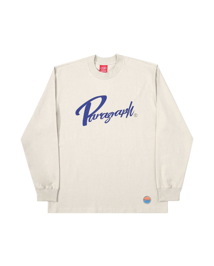 paragraph handwriting logo long T 7color