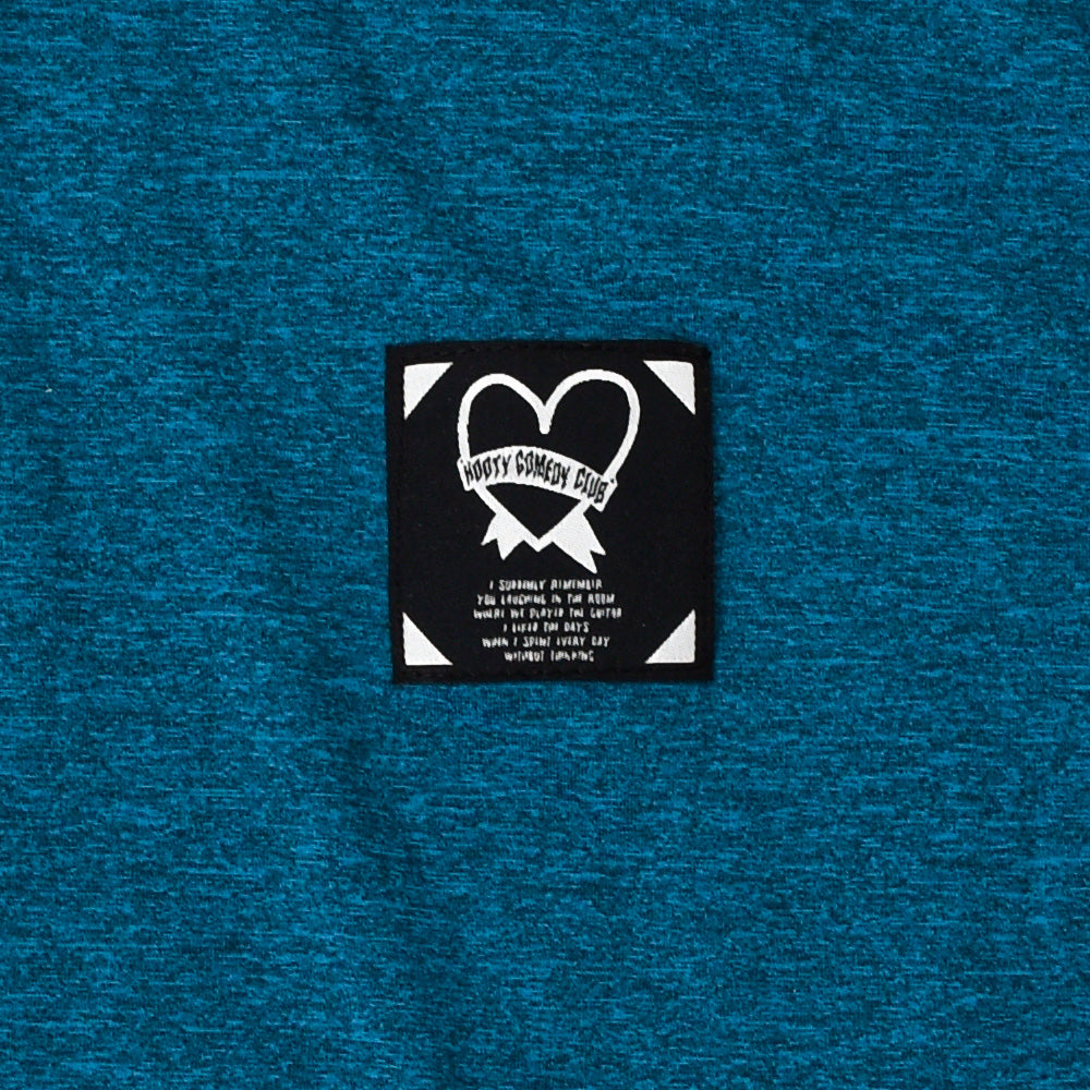 HEART BAND CROP POLONECK (TEAL)