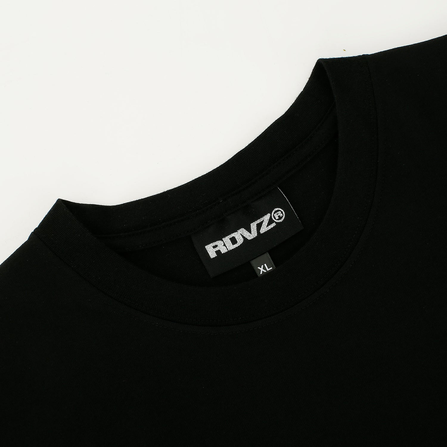 flower leaf logo t-shirts - BLACK