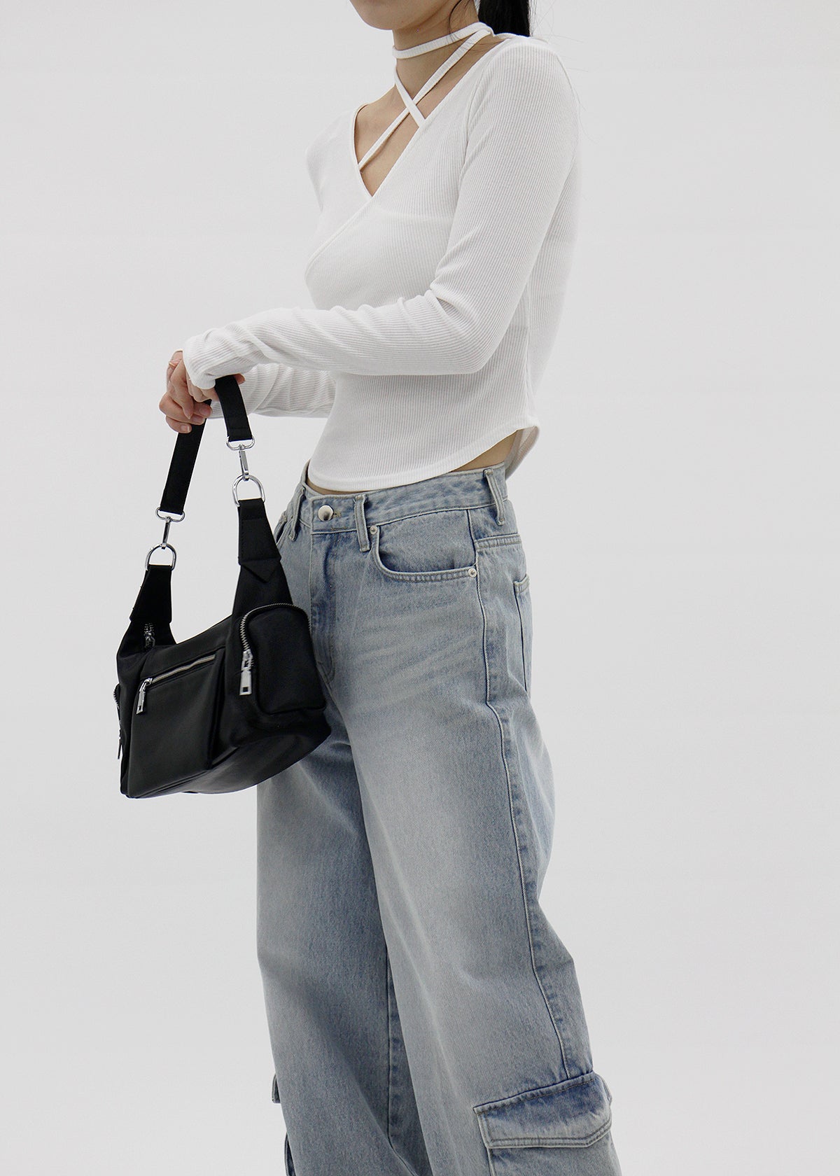 Original pocket shoulder bag (2color)