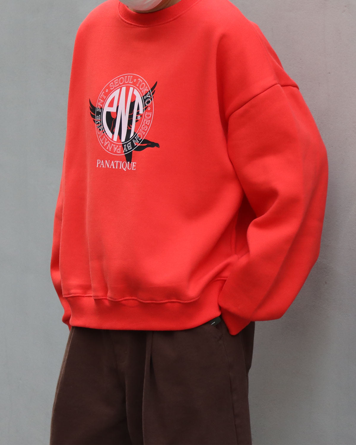 Overfit Panatique Logo Sweatshirt_2color