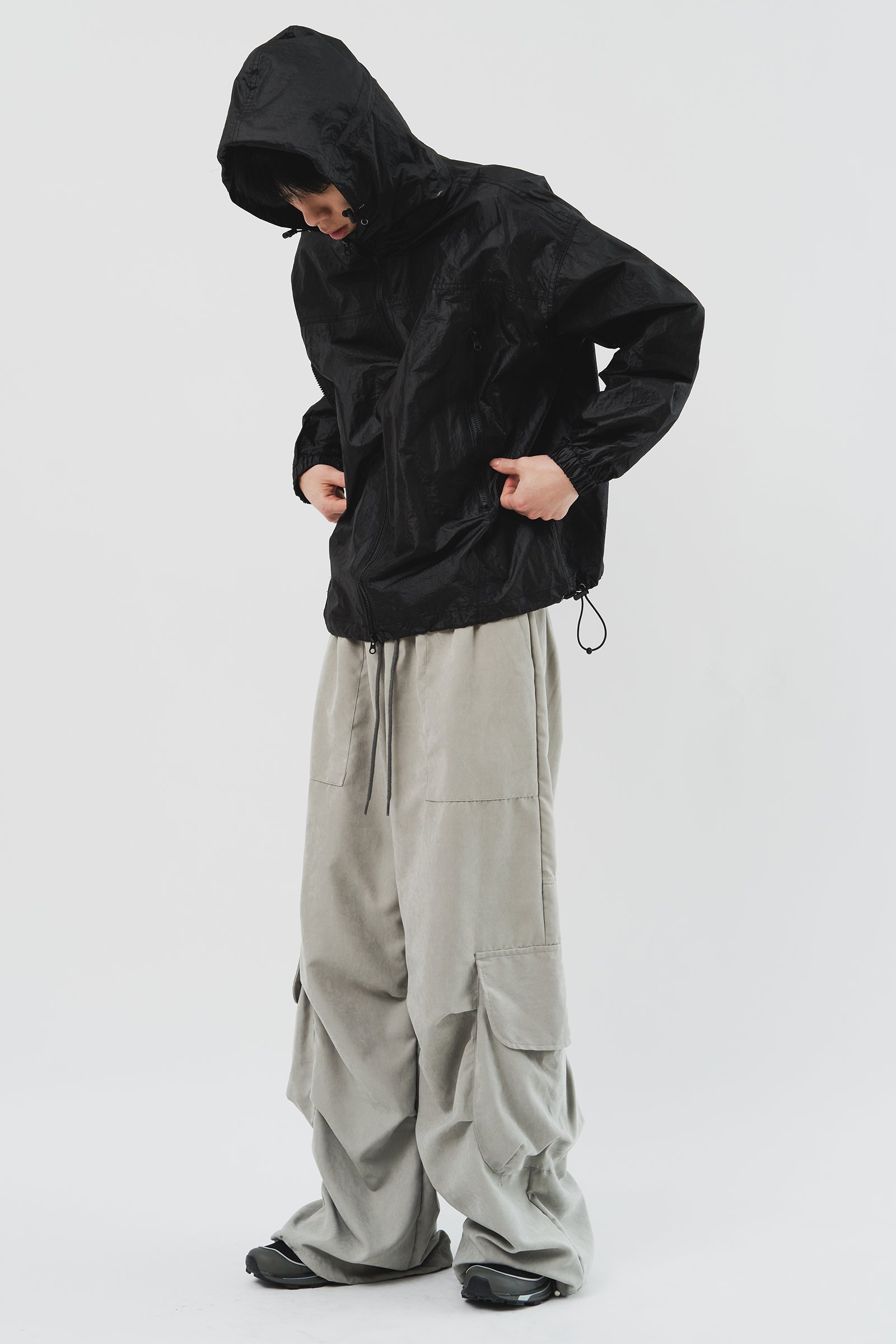 Low-rise Cargo Pants (3color)