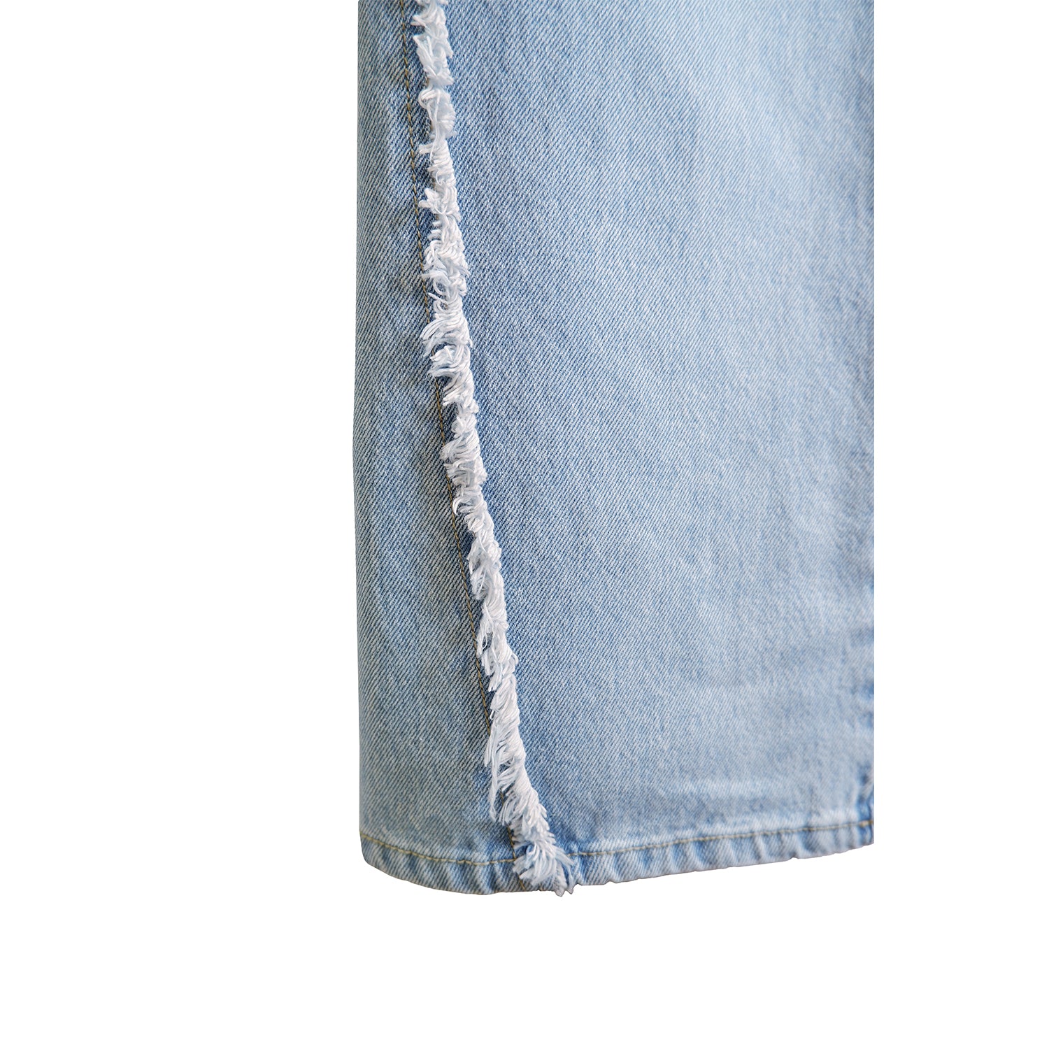 Curved Side Line Denim / Light Blue