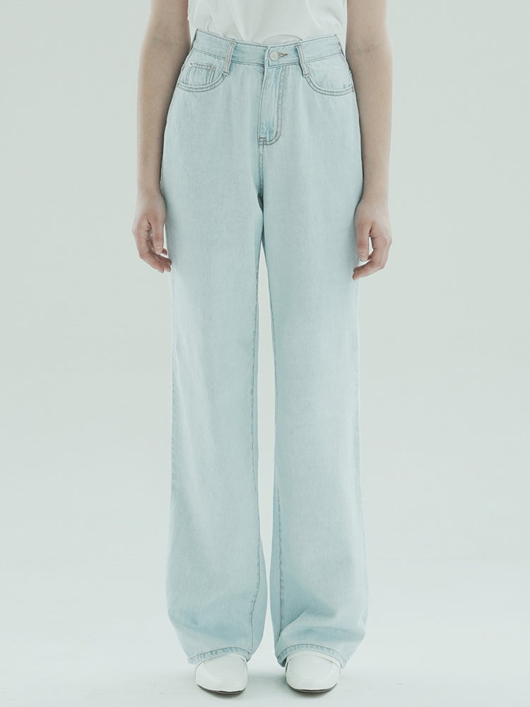 W1016 SUMMER WIDE DENIM PANTS_LIGHT BLUE