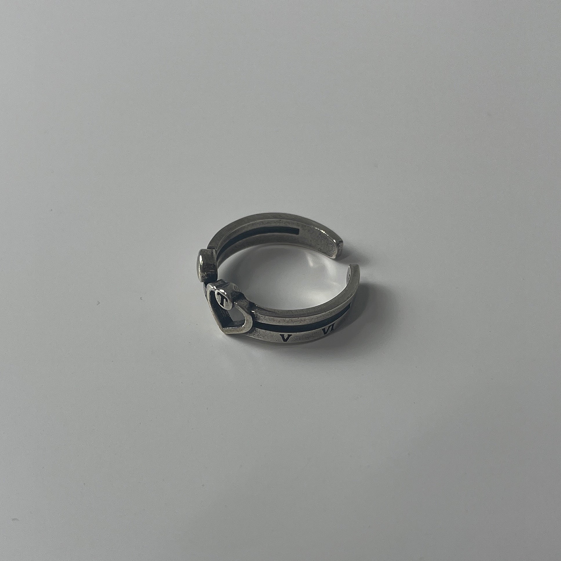 roma heart ring (925silver)