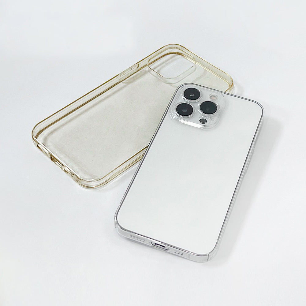 Clear Hard Slim Phone Case without discoloration