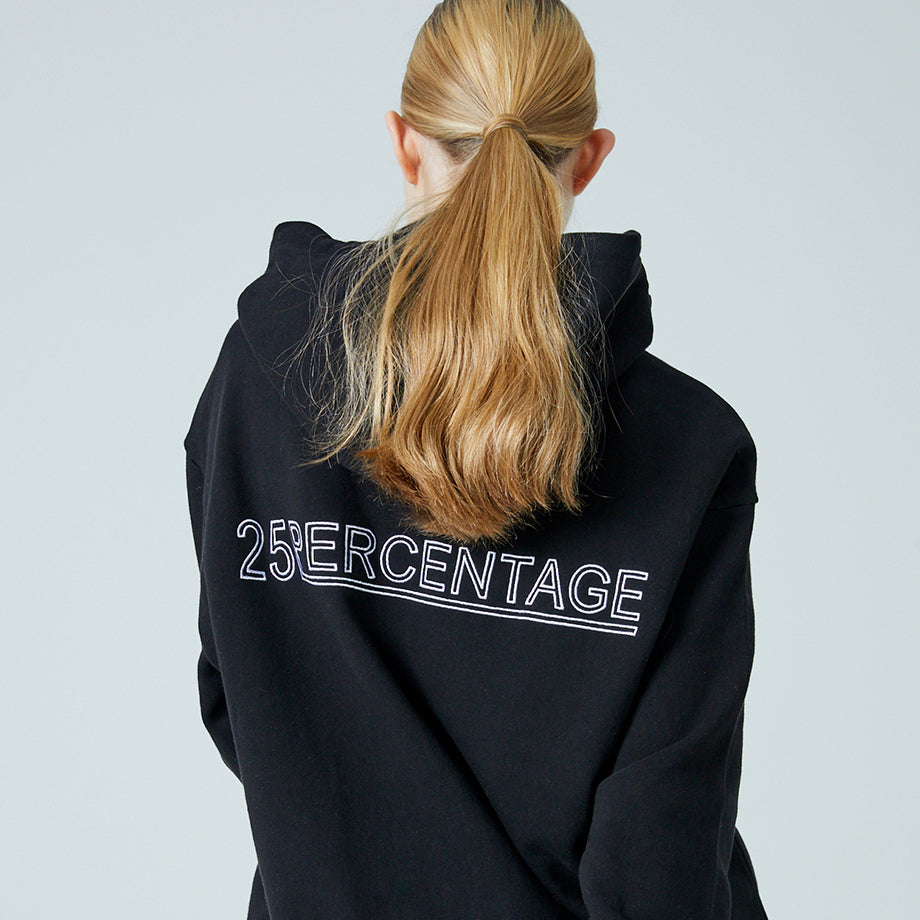 25P ORIGINAL LOGO HOODIE ZIP UP