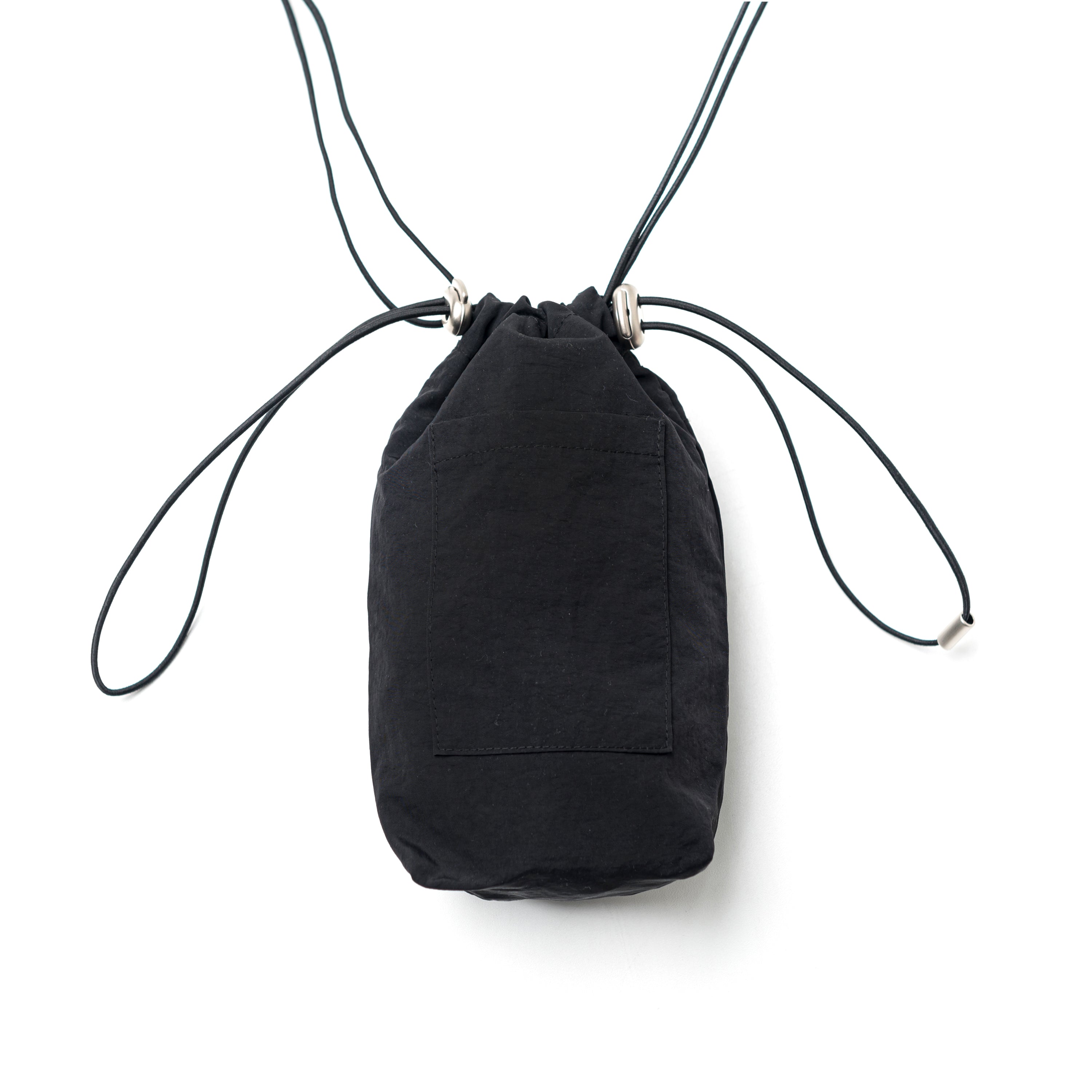 NYLON MINI CROSS BAG(BLACK)