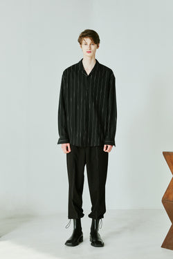 CLEAR STRIPE LINEN SHIRT