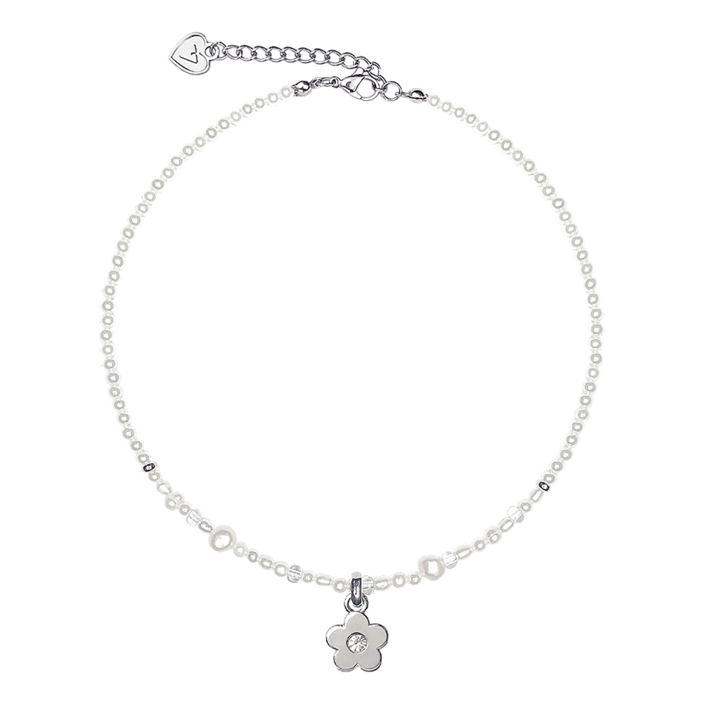 HIGHTEEN DAISY FRESH WATER PEARL NECKLACE