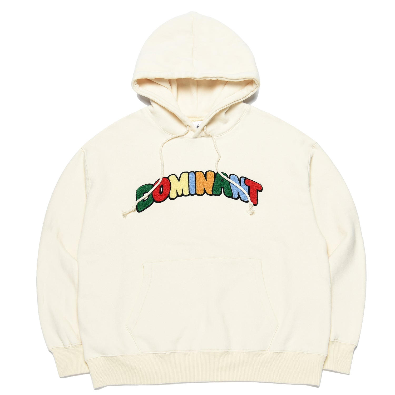 Dominant Rainbow Embroidery Hood_Cream