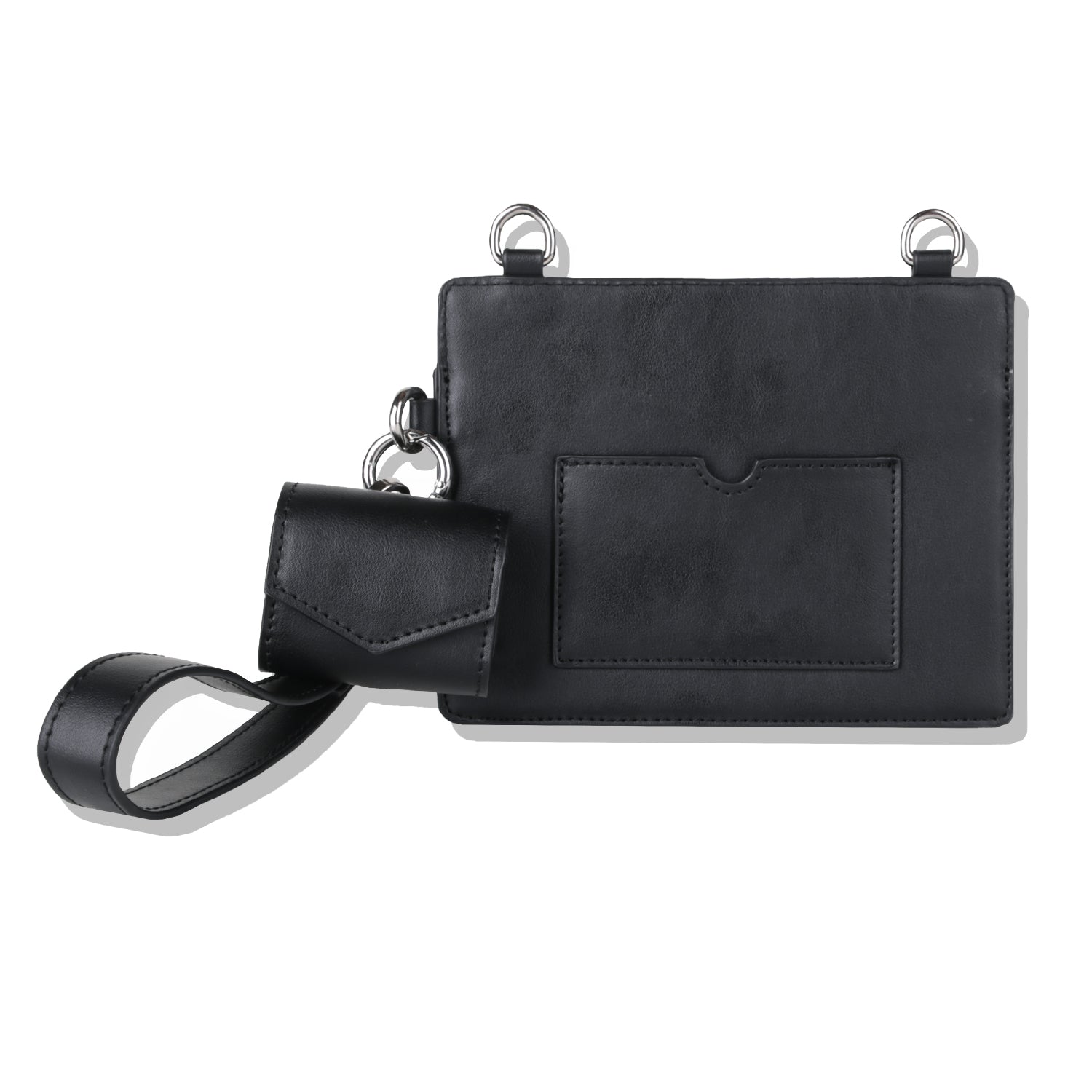 WIDTH SQUARE LEATHER MINIMAL BAG