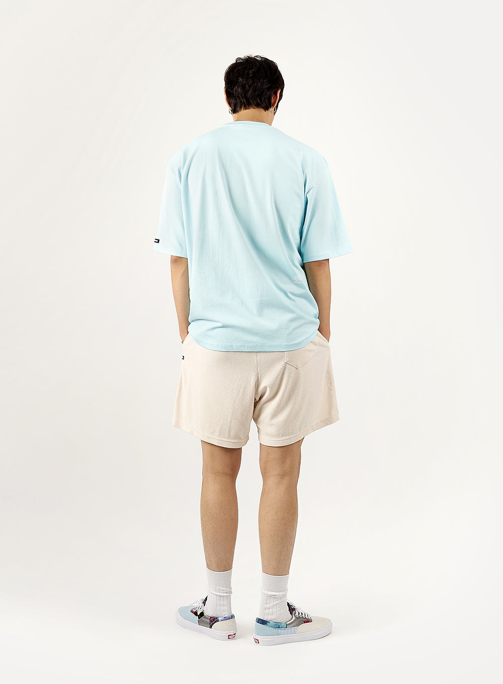 TERRY EASY SHORTS cream