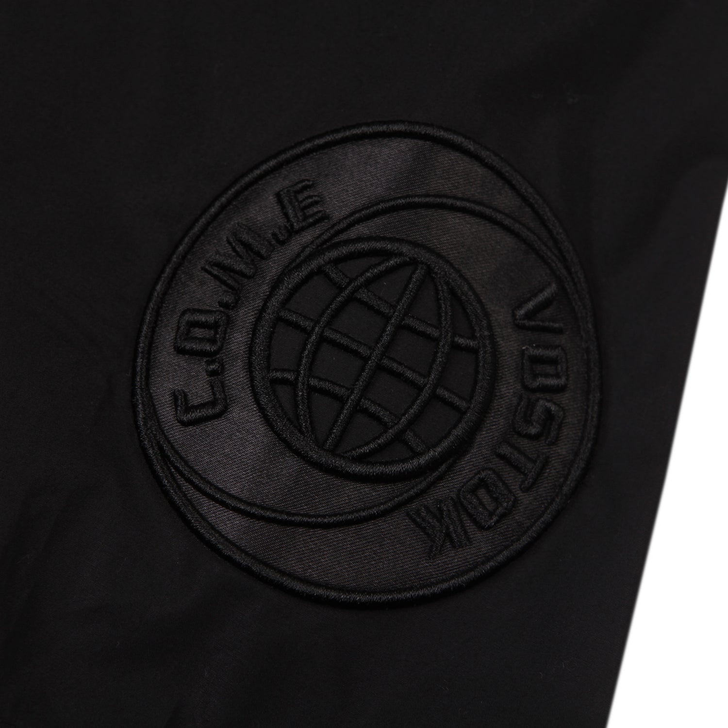 [UNISEX] Mission Patch Bowling Shirt (BLACK)