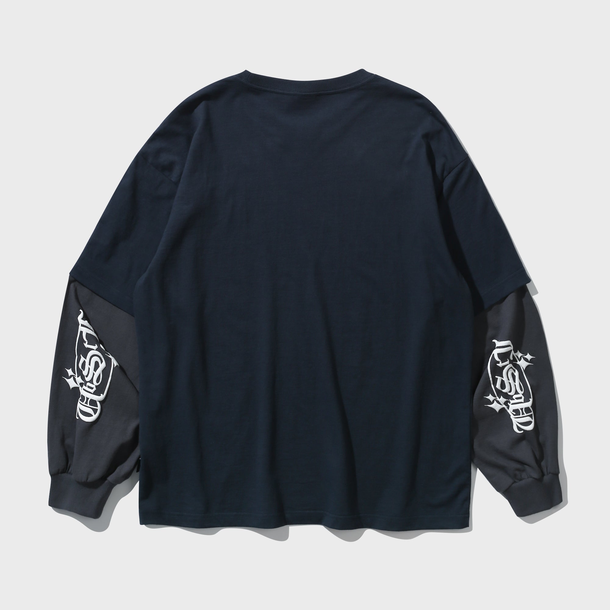 Double Layered Long Sleeve (Navy)