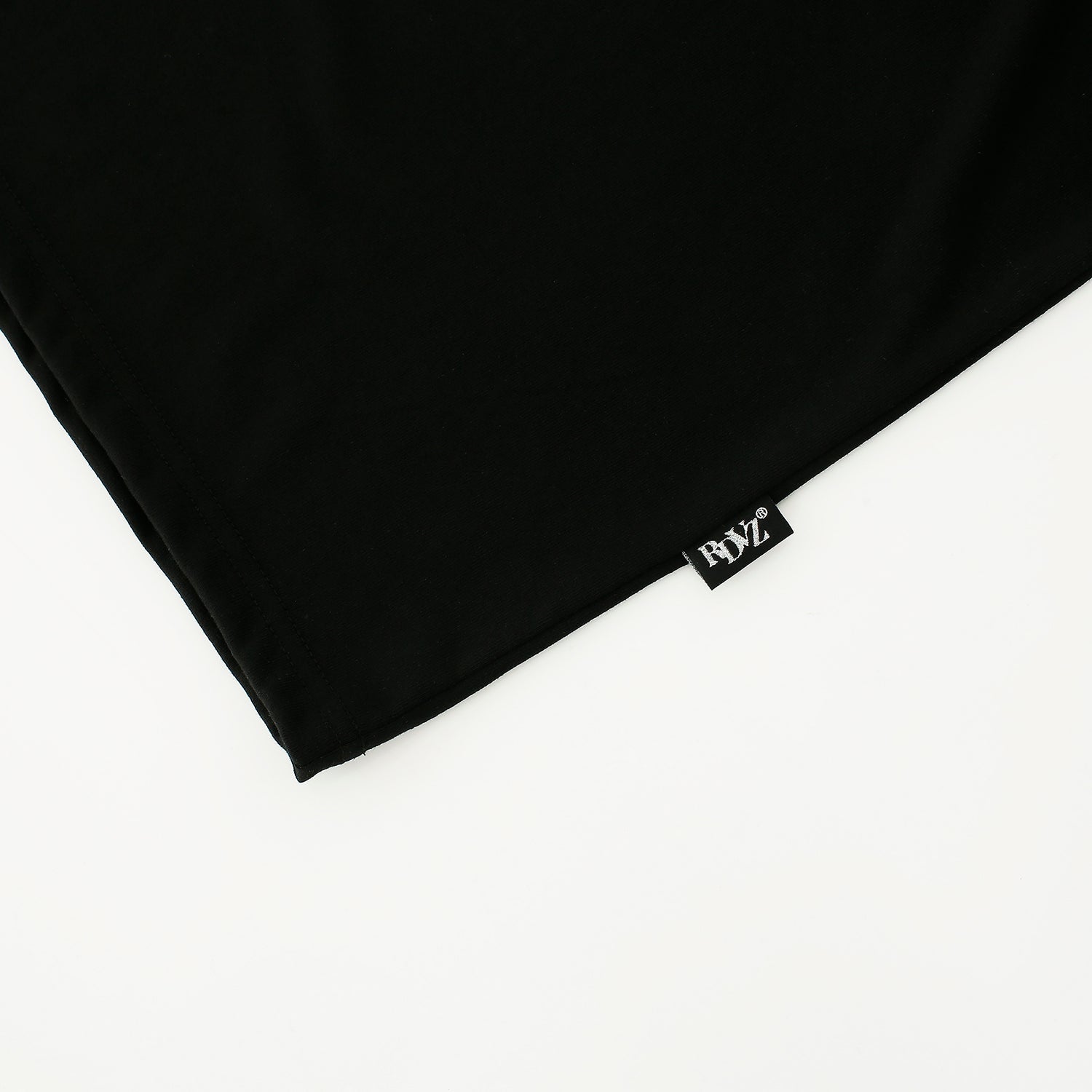 flower leaf logo t-shirts - BLACK