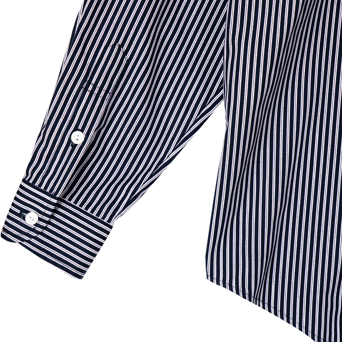 ストライプオーバーシャツ / STRIPE OVER SHIRT_NAVY