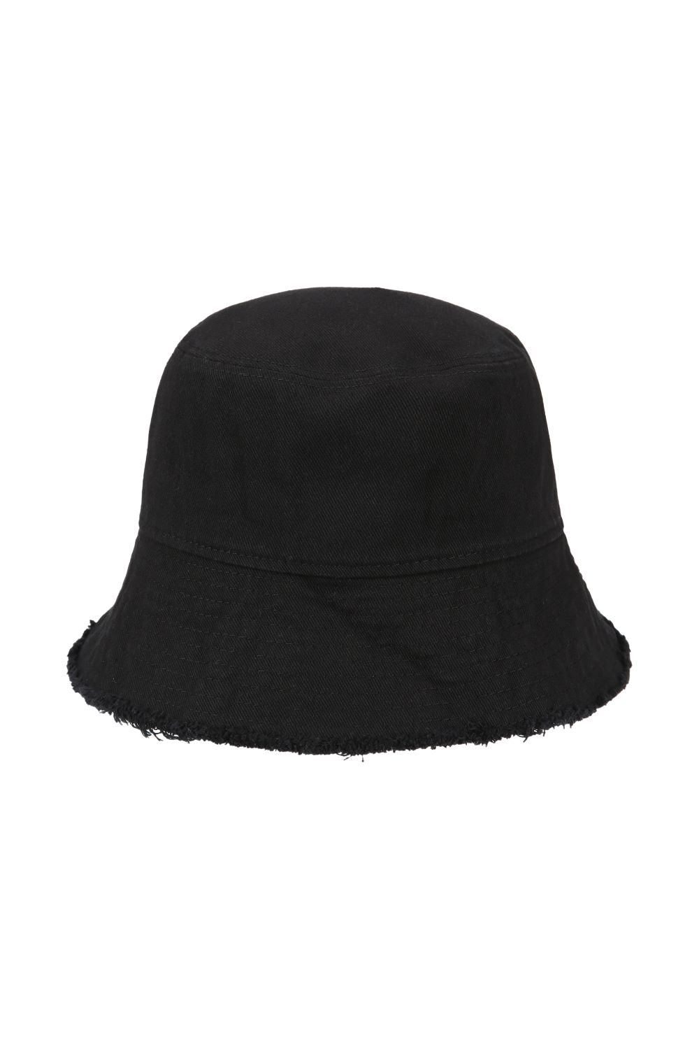 Black vintage buckethat