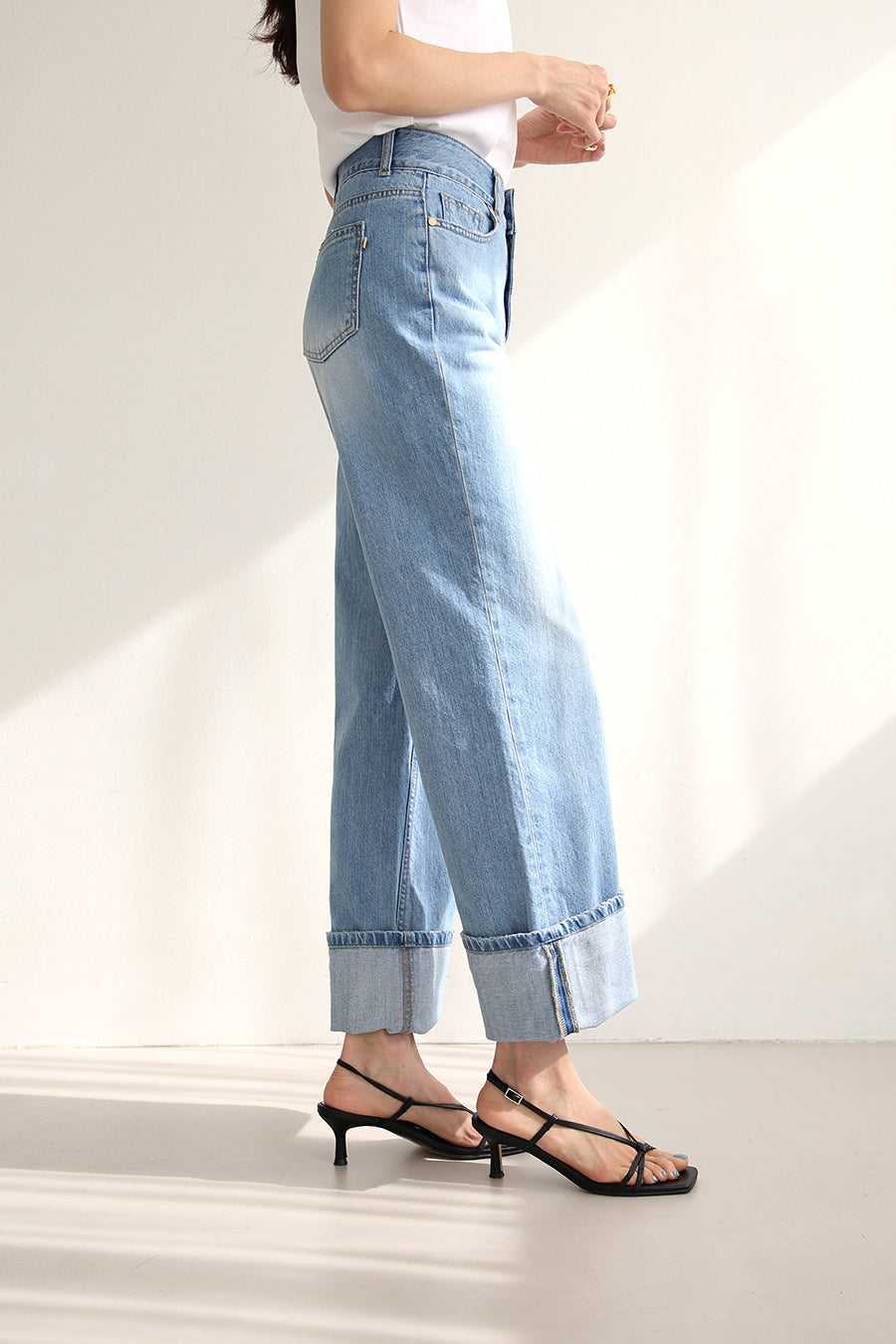 MARINE ROLL-UP JEANS