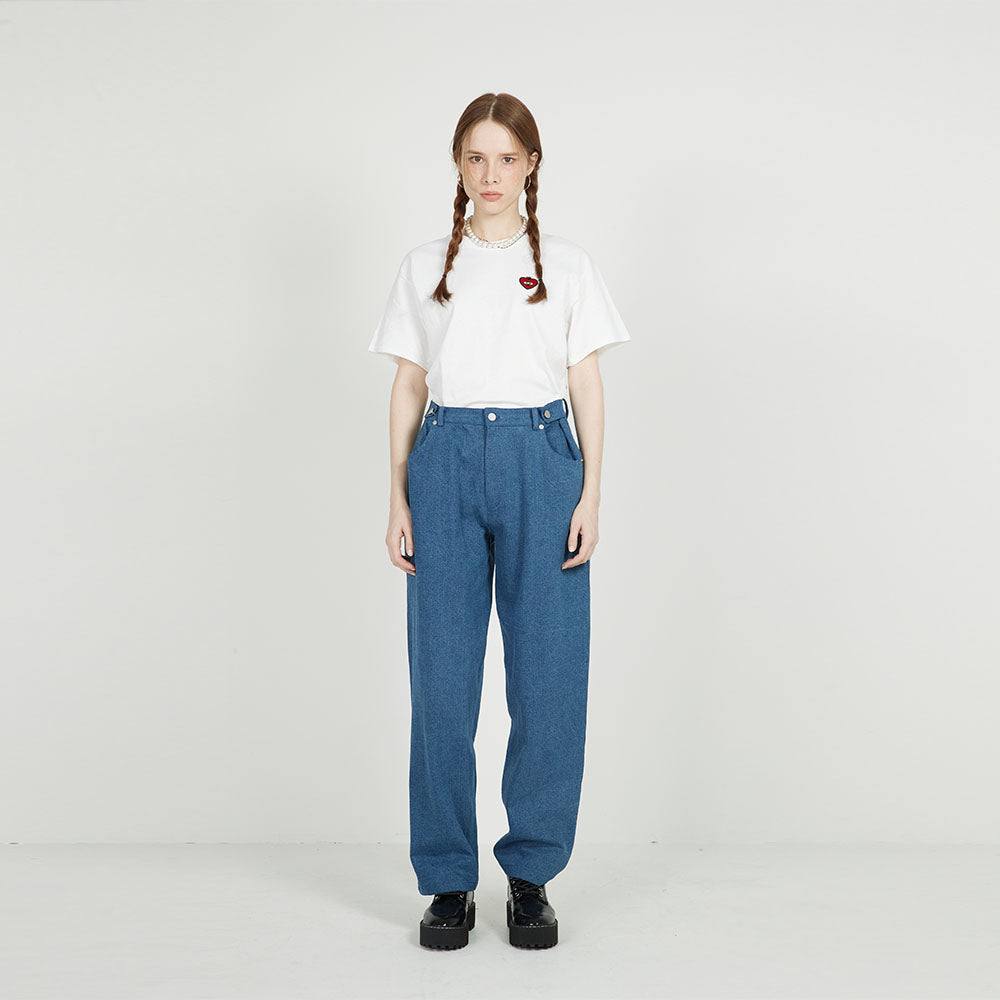 3 BUTTONS CLUB PANTS_blue jean