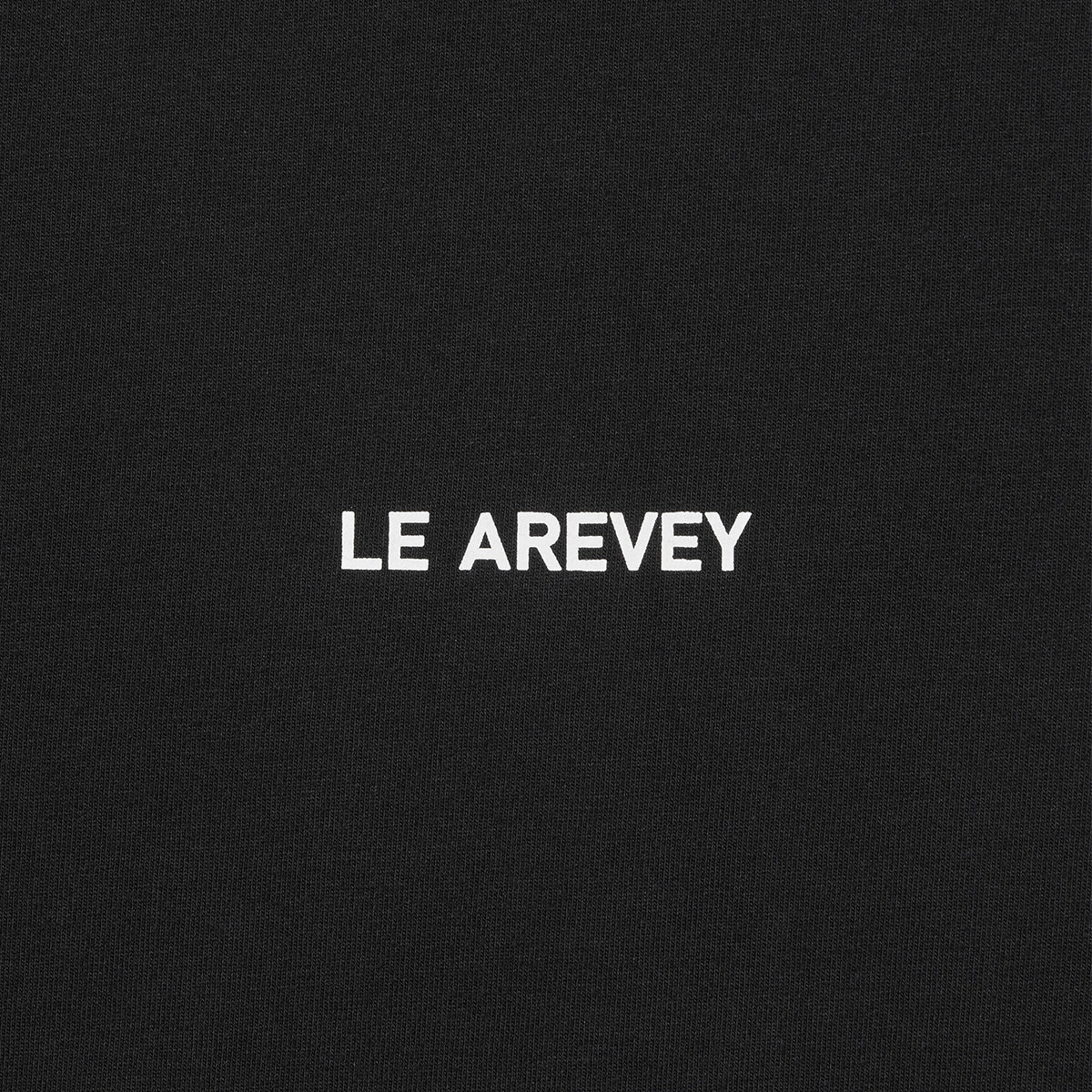 LE AREVEY ORIGINAL LOGO T-SHIRT BLACK [MAN]