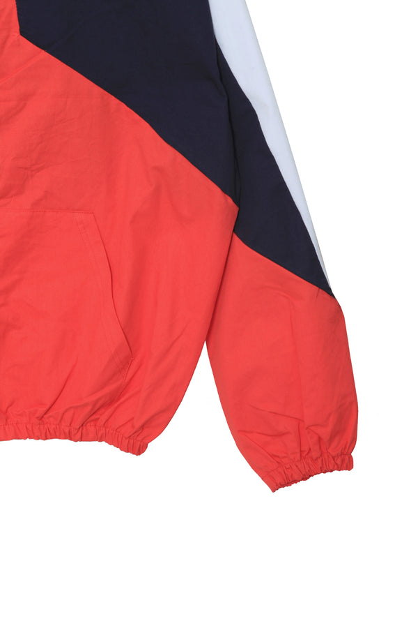 triple-colored zip-up