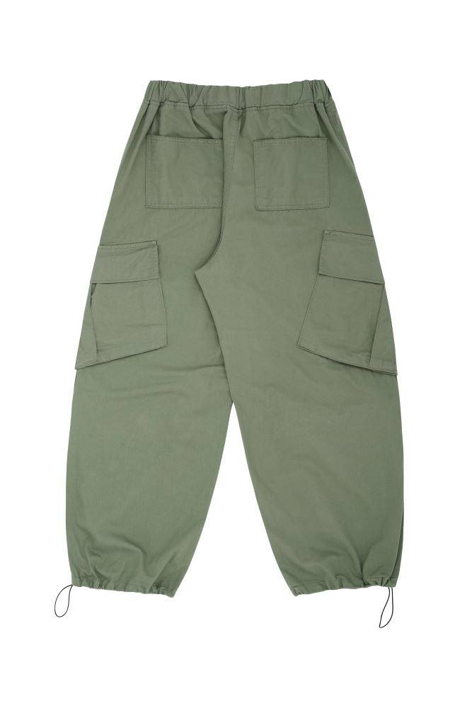 Khaki balloon cargo pants