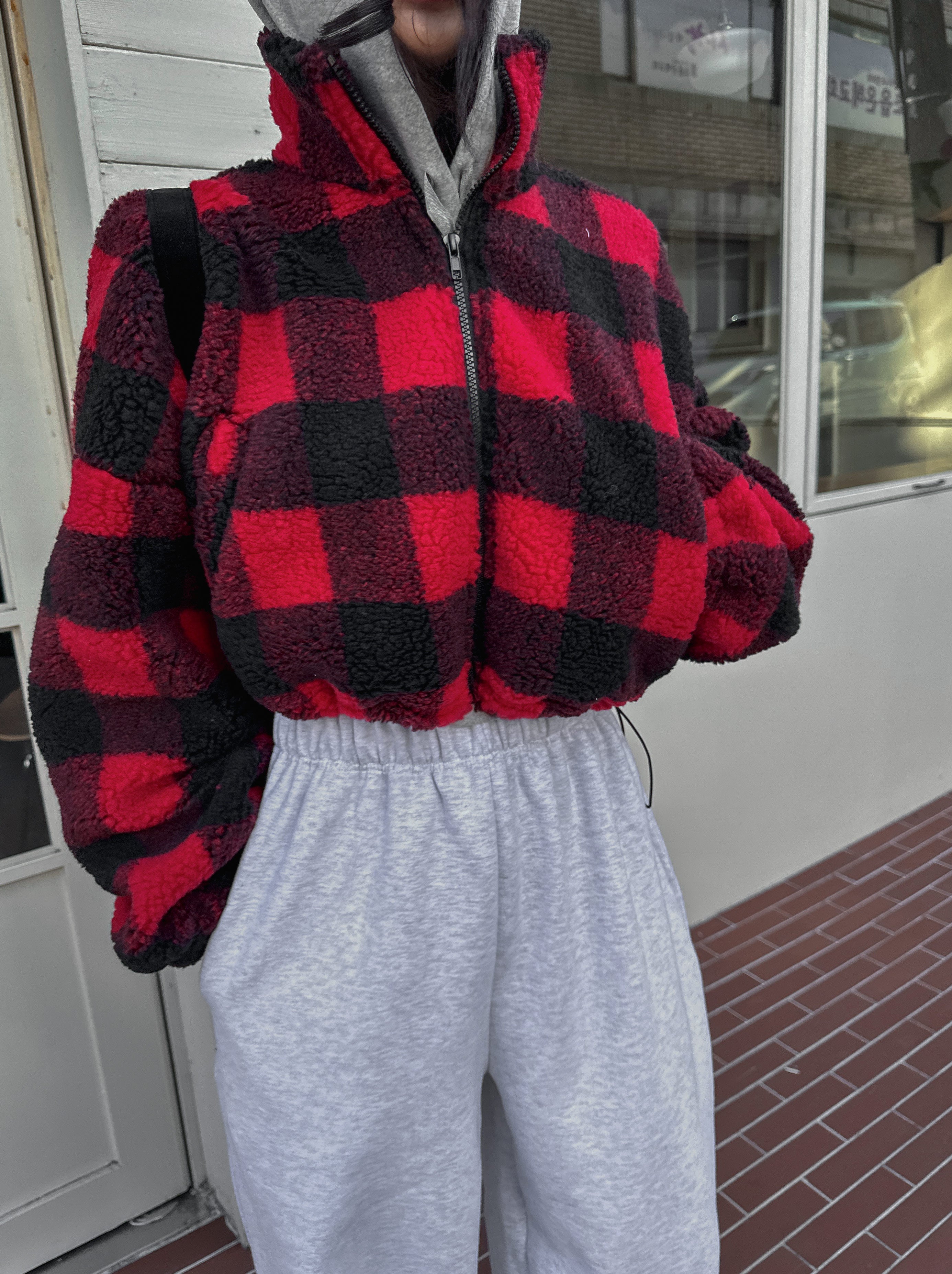 checkered dumble jumper