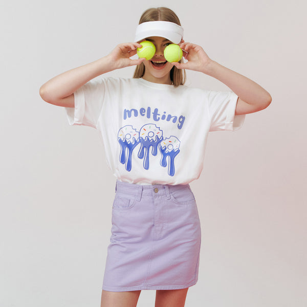 メルティングTシャツ / MELTING T-SHIRT / WHITE