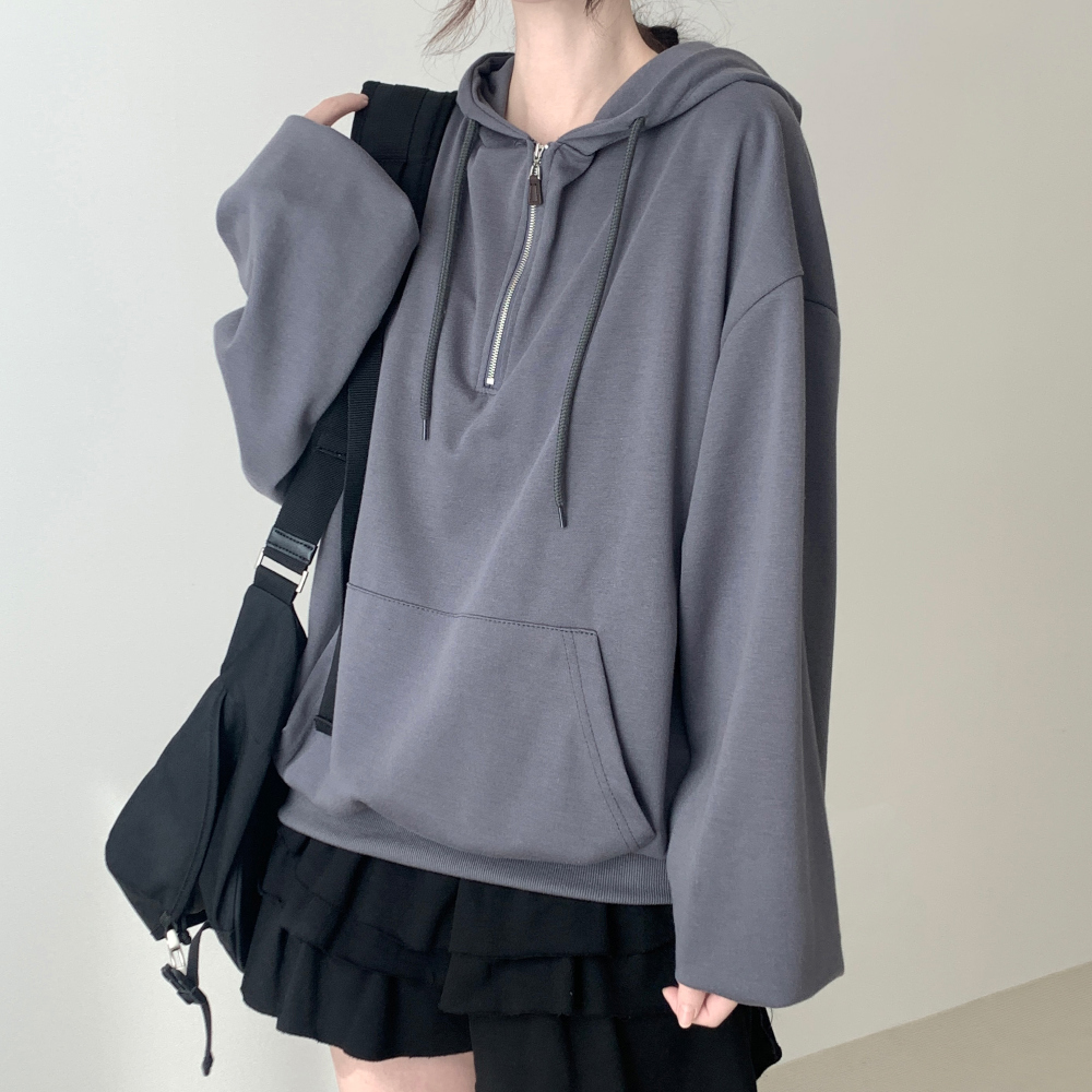 Bonnie Oversized Fit Hoodie Zip Up