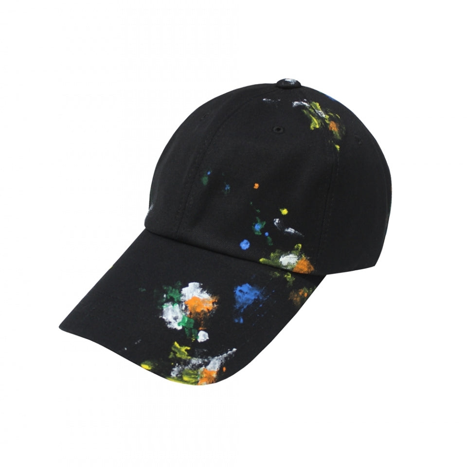 painting overfit cap (black)