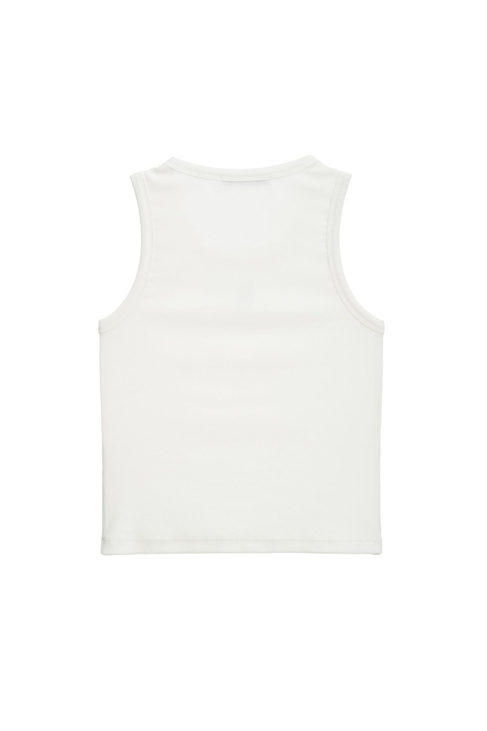 LOGO SLEEVELESS TOP (WHITE)