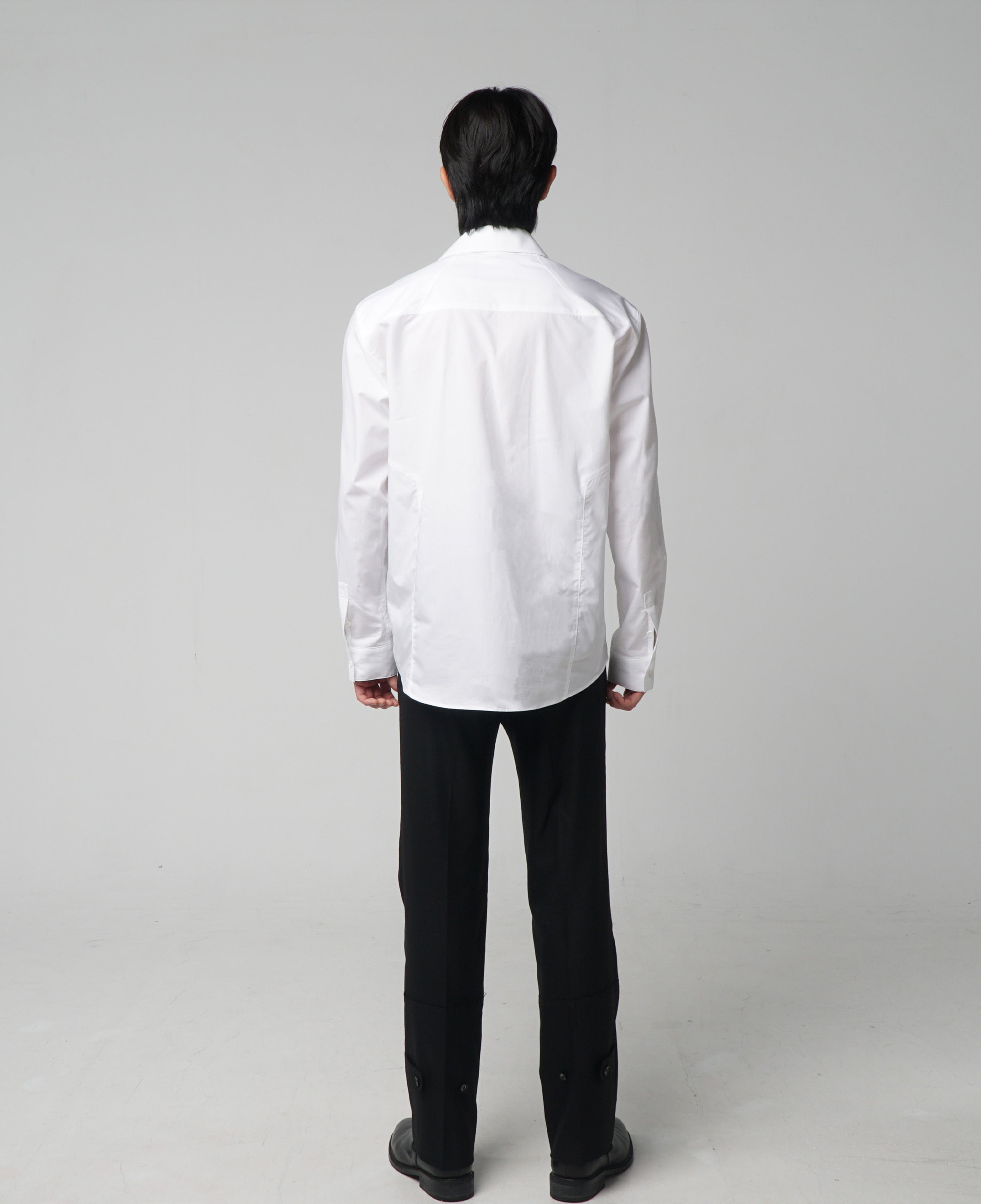 K.A.F PANEL SHIRT IN COTTON WH