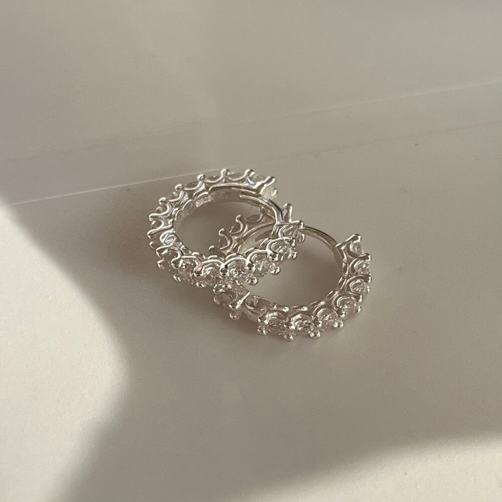 (silver925) glor earring