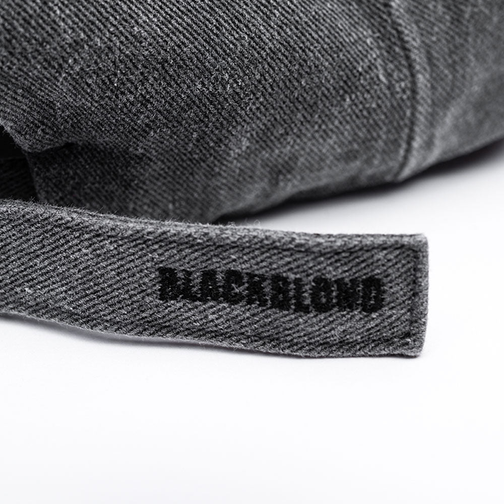 BBD Slogan Logo Denim Cap (Dark Gray)