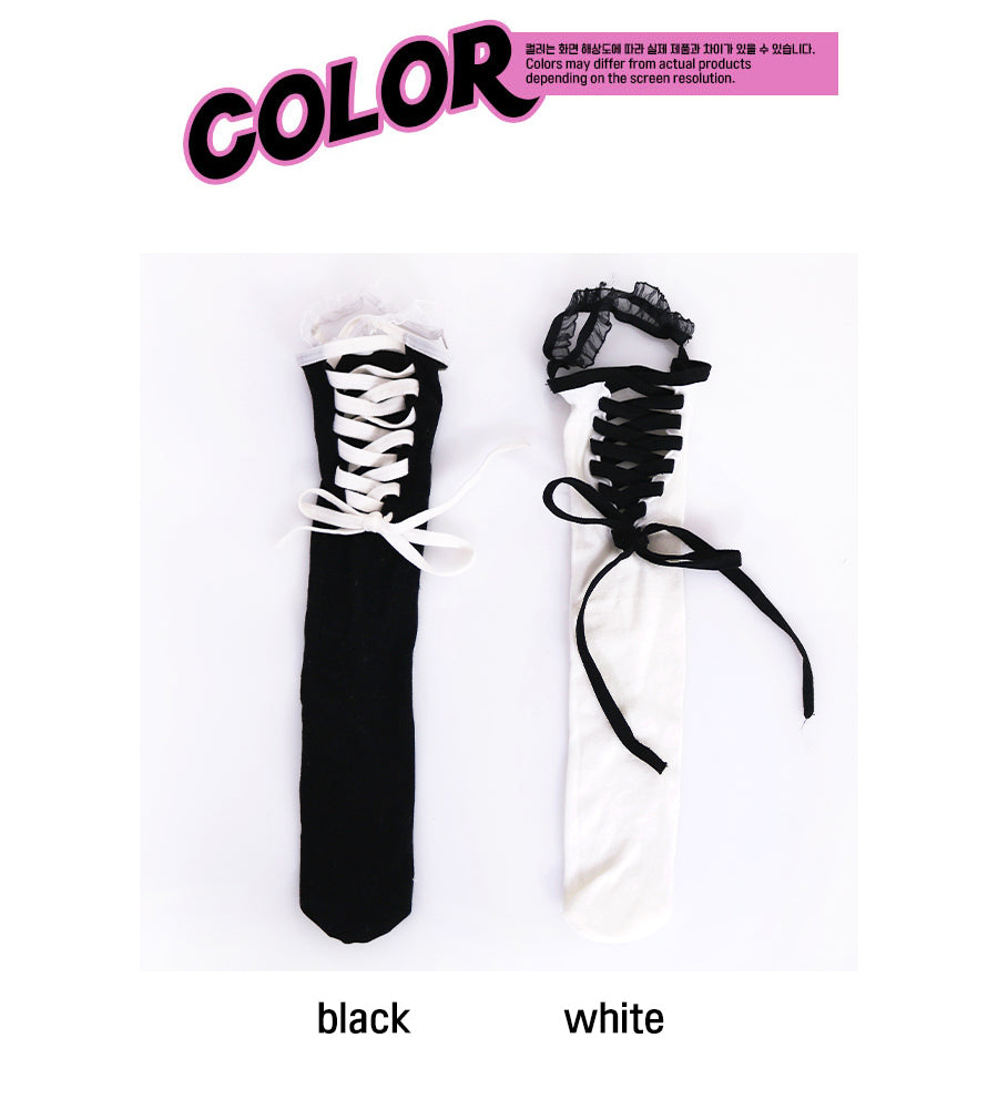 corset socks (2color)