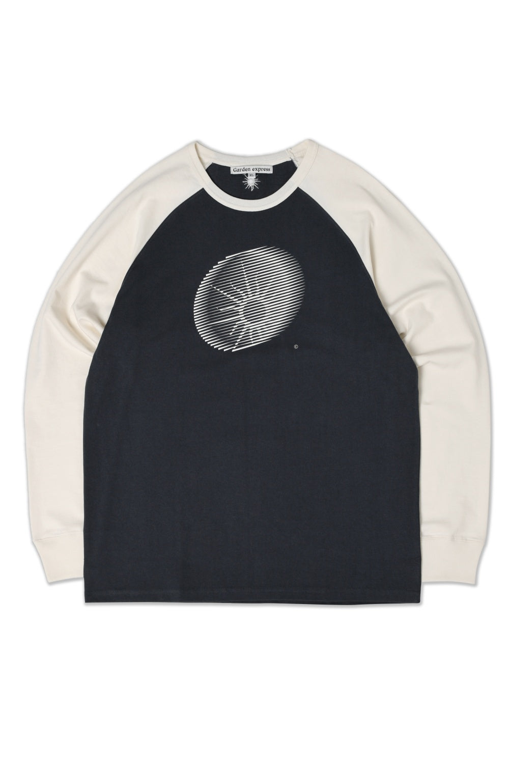 GARDEN SYMBOL GRAPHIC  REGLAN T-SHIRT (grey mix)