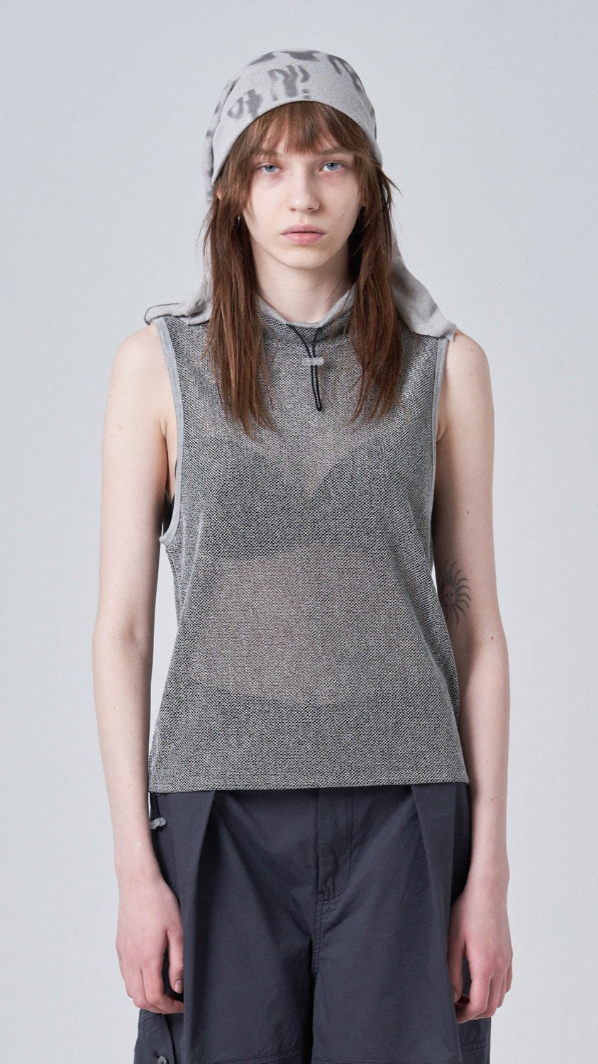 Mesh vest_light gray