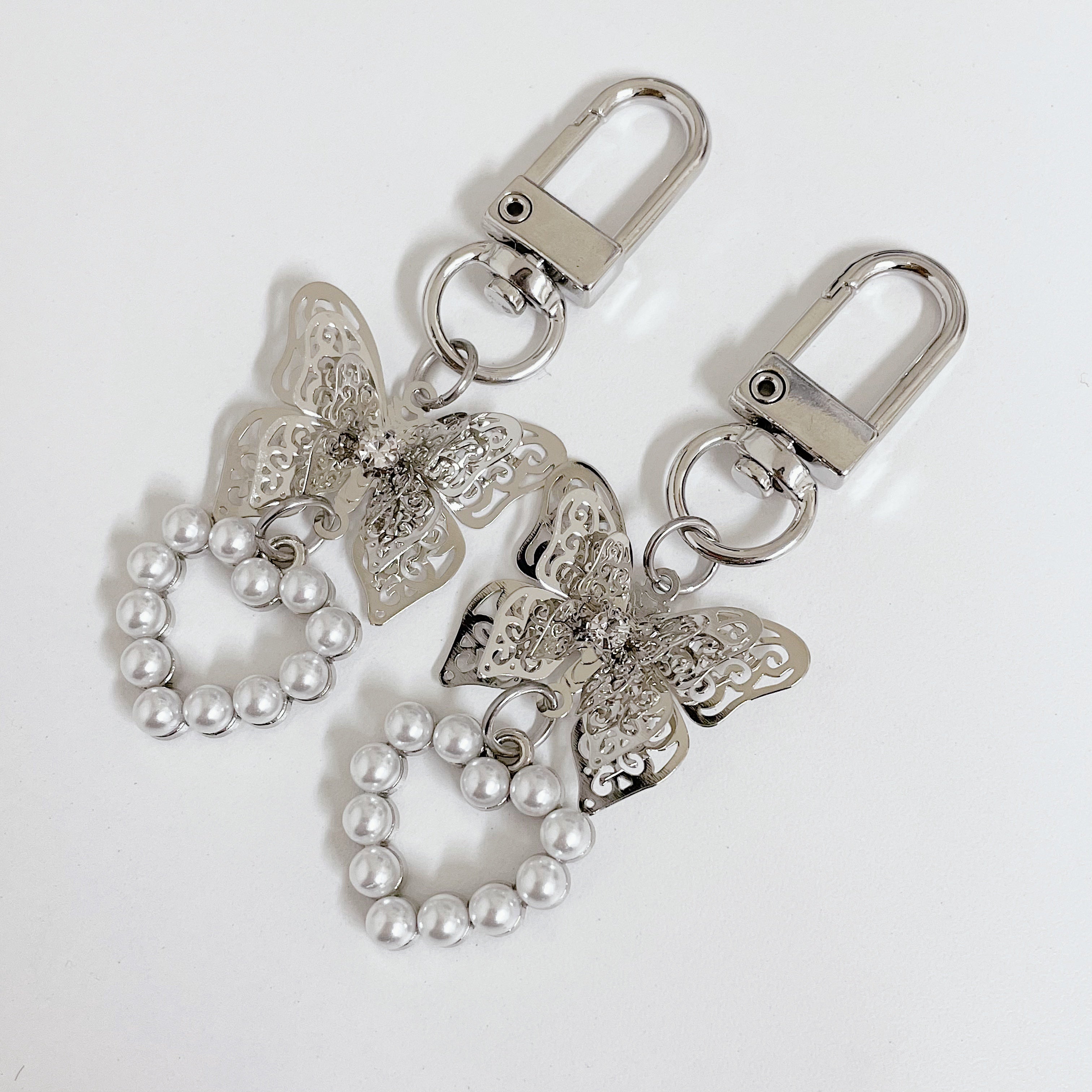 Cute Butterfly Keyring