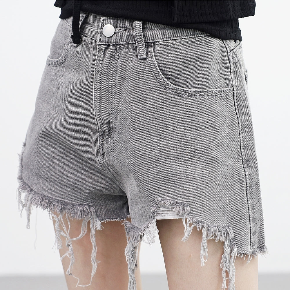 Dalen Damage Denim Shorts